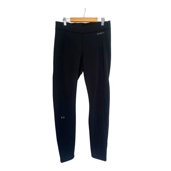 Mens Under Armour Coldgear Base 4.0 Black Fitted Leggings Black Size Medium